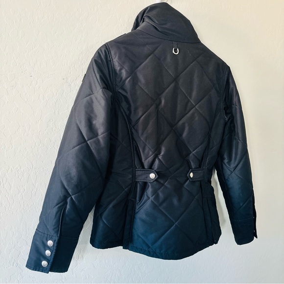 Ariat Terrace Ladies Quilted Jacket Black Equestrian Riding Coat Size M - Picture 9 of 9